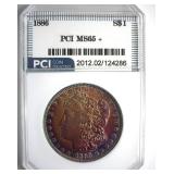 1886 Morgan PCI MS65+ Gorgeous Color