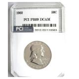 1962 Franklin PR69 DCAM LISTS $3850