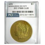 1879 Dollar PCI PR69 CAM Morgan Barber Br Copy