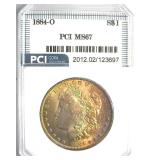 1884-O Morgan MS67 LISTS $2500