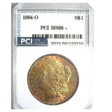 1884-O Morgan MS66+ LISTS $700