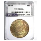 1878-S Morgan MS66+ LISTS $3250