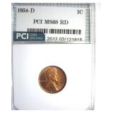 1954-D Cent MS68 RD LISTS $1200 IN 67+ RD
