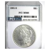 1881-S Morgan MS68 LISTS $5500