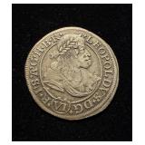 1676 Leopold Hogmouth XF 6 Krz Silver