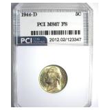 1944-D Nickel MS67 FS LISTS $200