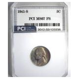 1941-S Nickel MS67 FS LISTS $3250
