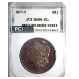 1878-S Morgan MS64 PL LISTS $450