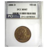 1980-D Susan B Anthony MS67 LISTS $475