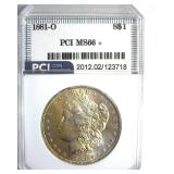 1881-O Morgan MS66+ LISTS $28000
