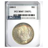 1880-S Morgan MS67 DMPL LISTS $10000