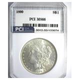 1890 Morgan MS66 LISTS $20000