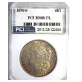 1878-S Morgan MS68 PL LISTS $57500