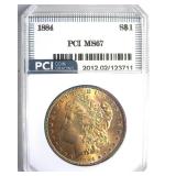 1884 Morgan MS67 LISTS $4250