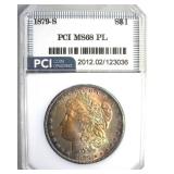 1879-S Morgan MS68 PL LISTS $10000