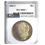 1882-O Morgan MS67+ LISTS $43500