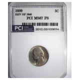1939 Rev of 40 Nickel MS67 FS LISTS $425