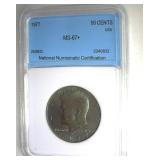 1977 Kennedy MS67+ LISTS $3100