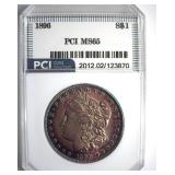 1896 Morgan PCI MS65 Incredible Color