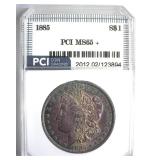 1885 Morgan PCI MS65+ Fantastic Color