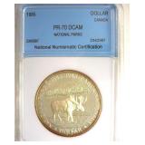 1985 Dollar NNC PR70 DCAM Canada