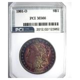 1901-O Morgan MS66 LISTS $775