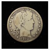 1912-S Barber 50c Very Good