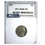 1971 Nickel MS68 FS LISTS $5500 IN 67+ FS
