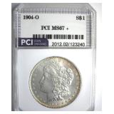 1904-O Morgan MS67+ LISTS $43500