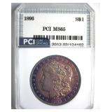1896 Morgan PCI MS65 Impressive Color