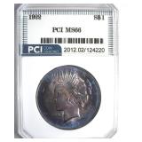 1922 Peace MS66 LISTS $600