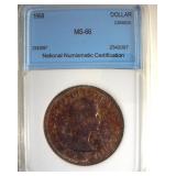 1958 Dollar NNC MS66 Canada