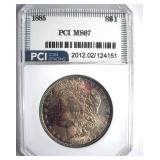 1885 Morgan MS67 LISTS $2100