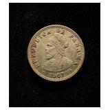 1907 Panama 1/2 Centesimo