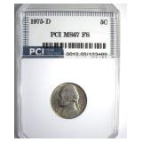 1975-D Nickel MS67 FS LISTS $275 IN 66+ FS