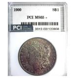 1900 Morgan PCI MS65+ Great Toning