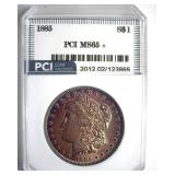 1885 Morgan PCI MS65+ Impressive Color
