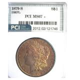 1879-S Morgan MS67+ DMPL LISTS $15000 67DMPL