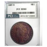 1897-S Morgan MS65 LISTS $600