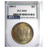 1888-O Morgan MS67 LISTS $18500