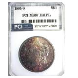 1881-S Morgan MS67 DMPL LISTS $20000
