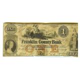 1859 1 Obsolete & Broken Baknote