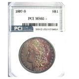 1897-S Morgan MS65+ LISTS $800