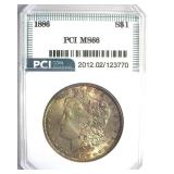 1886 Morgan MS66 LISTS $475