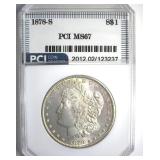 1878-S Morgan MS67 LISTS $10750