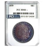 1879 Morgan MS65+ LISTS $775