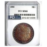 1885 Morgan PCI MS65 Impressive Color