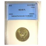 1975 50 Kopeks NNC MS68 PL Russia