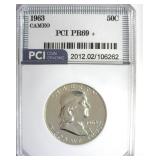 1963 Franklin PR69+ CAM LISTS $850 IN 69 CAM