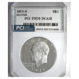 1971-S Silver Ike PR70 DCAM LISTS $425